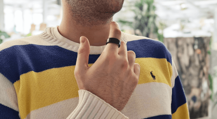 guy with smart ring